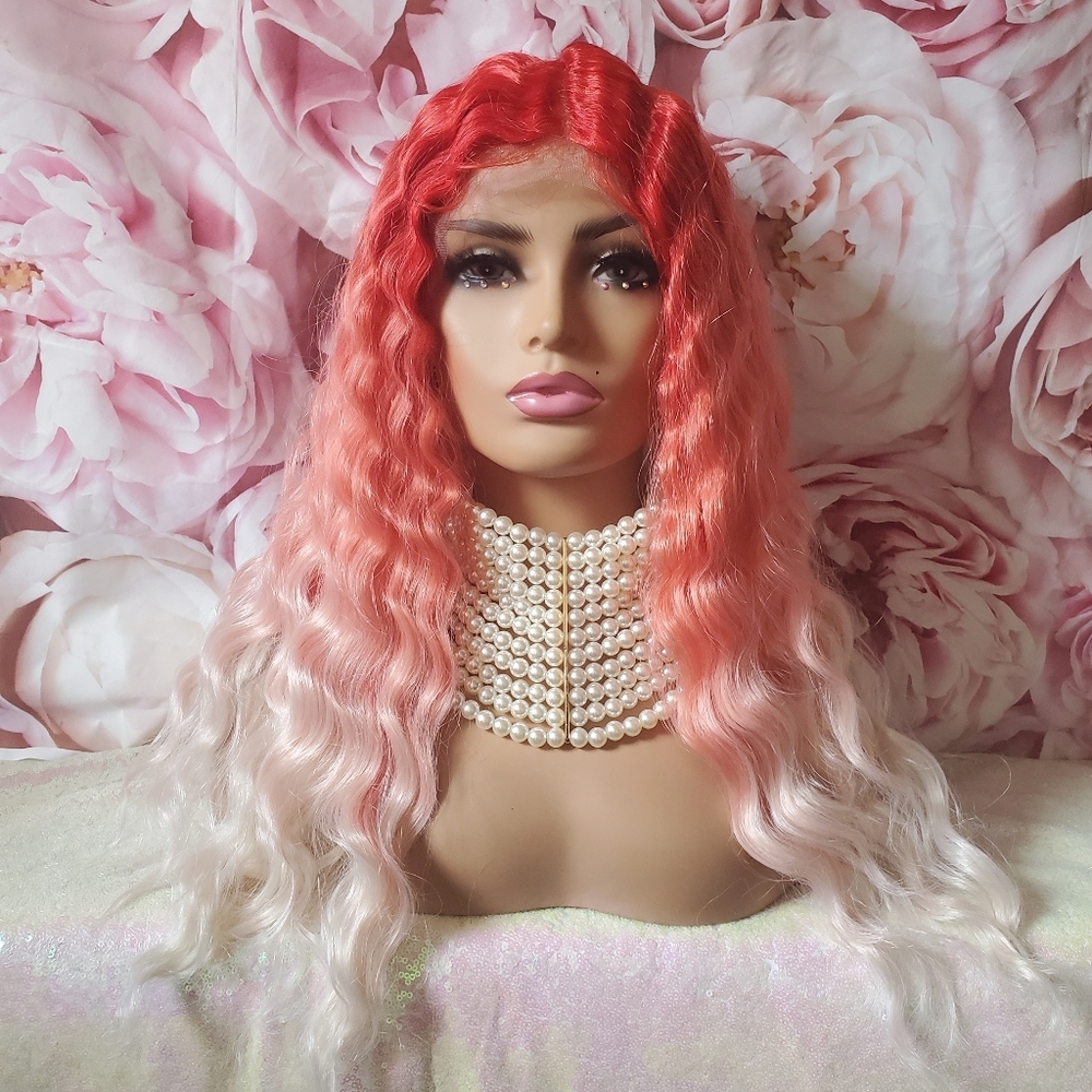HD lace front wavy wig
